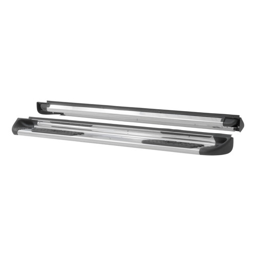 Luverne 480422 - Polished Stainless Steel Side Entry Steps, Select Ford F-150 Super Cab