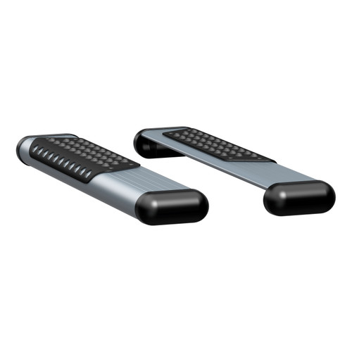Luverne 583036-571161 - O-Mega II 6" x 36" Silver Aluminum Side Steps, Select Nissan NV1500, 2500, 3500