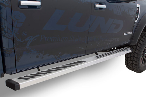 Lund 28665037 - 17-23 Ford F-250/350/450 Super Duty Crewcab Summit Ridge 2.0 Running Boards - Stainless