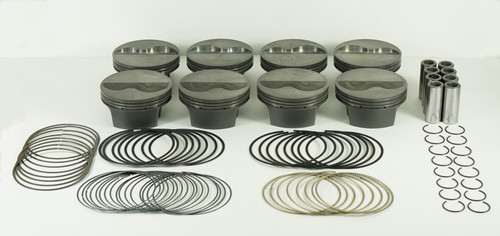 Mahle Motorsport 197753365 - Mahle MS Piston Set SBC 409ci 4.165in Bore 3.5/3.75stk 6.125/6in Rod .927 Pin 12.6/13.6 CR Set of 8
