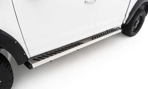 Lund 28665035 - 17-23 Ford F-250/350/450 Super Duty SuperCab Summit Ridge 2.0 Running Boards - Stainless