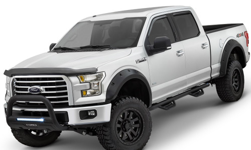Lund 34641461 - Black Steel Terrain HX Step Nerf Bars for 1999-2016 Ford F-250/F-350 Super Duty Extended Cab