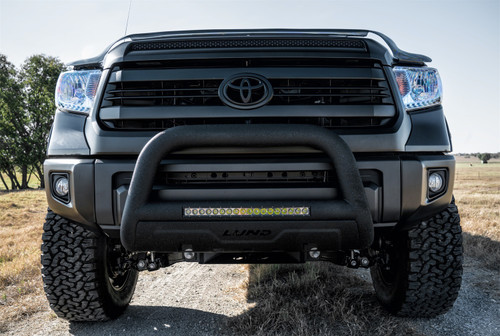 Lund 47121213 - 16-17 Toyota Tacoma Bull Bar w/Light & Wiring - Black