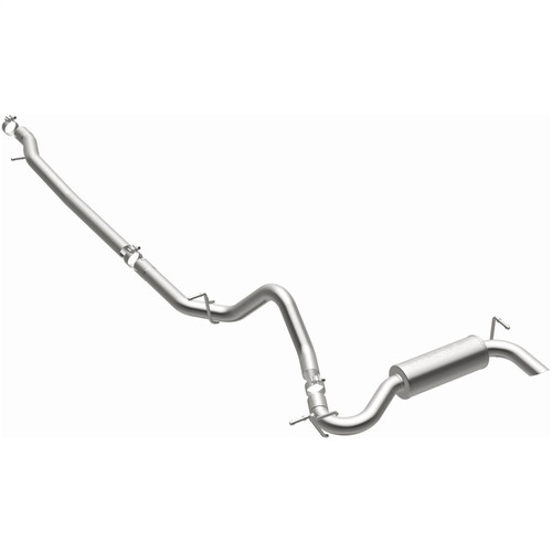 Magnaflow 15117 - 12-14 Jeep Wrangler 4dr Single Straight Rear P/S Exit Stainless C/B Performance Exhaust