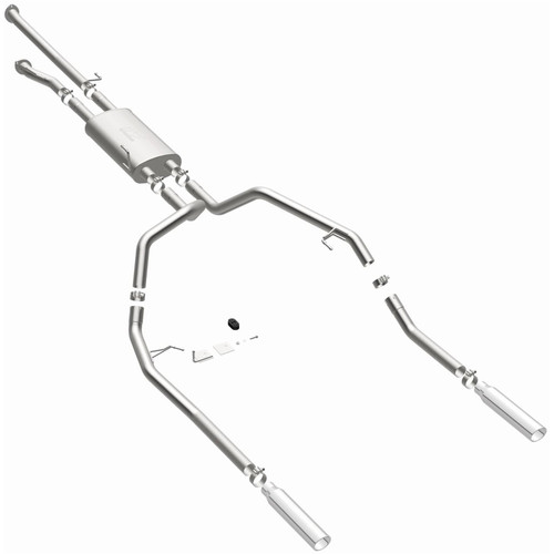 Magnaflow 15305 - 14 Toyota Tundra V8 4.6L/5.7L Stainless Cat Back Exhaust Dual Split Rear Exit Magnaflow 15305 - 14 Toyota Tundra V8 4.6L/5.7L Stainless Cat Back Exhaust Dual Split Rear Exit