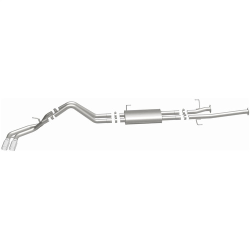 Magnaflow 15306 - 14 Toyota Tundra V8 4.6L/5.7L Stainless C/b Exhaust Dual same side pass. rear tire