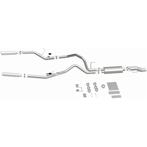 Magnaflow 15460 - 11 Ford F-150 3.7L/5.0L/6.2L SS Catback Exhaust Dual Split Rear Exit w/ 3.5in SS Tips Magnaflow 15460 - 11 Ford F-150 3.7L/5.0L/6.2L SS Catback Exhaust Dual Split Rear Exit w/ 3.5in SS Tips
