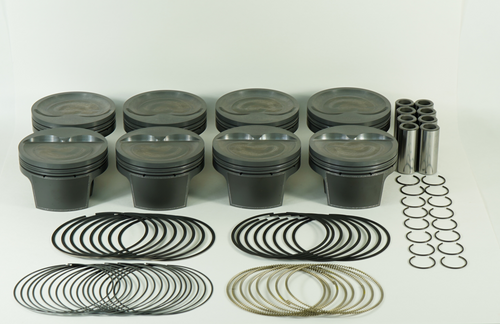 Mahle Motorsport 930211040T - SMALL BLOCK CHEVY INVERTED DOME 385cid 4.040 x 1.125CH, 3.750stroke,6.000rod,0.927pin,-26.0cc,426g,9.0CR, 4032