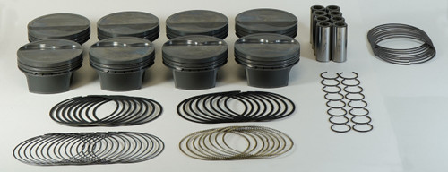 Mahle Motorsport 930219305T - LS 5.7L & 6.0L DISH - compatable with LS1/2/6 style cathedral port heads 403cid 4.005 x 1.105CH, 4.000stroke,6.125rod,0.927pin,-12.0cc,411g,10.7CR, 4032