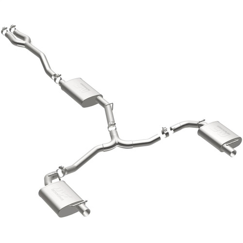 Magnaflow 19225 - Cat-Back SS Dual Split Rear Exit 2015 Dodge Charger/Chrysler 300C 3.6L V6 (Uses OEM Tips)