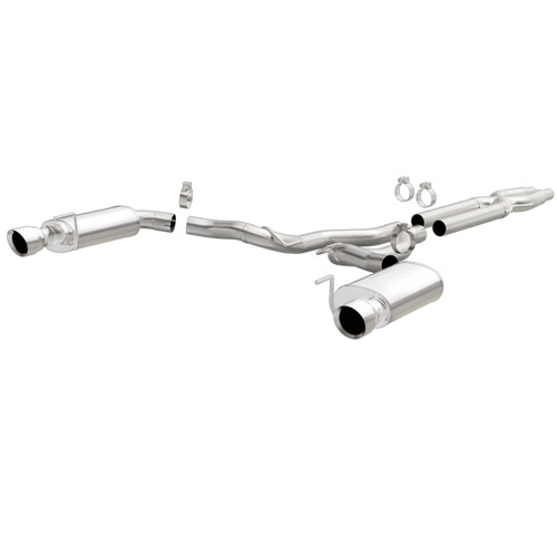 Magnaflow 19100 - Cat Back, SS, 3in, Street, Dual Split Polished 4.5in Tips 2015 Ford Mustang GT V8 5.0L