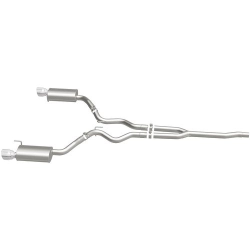 Magnaflow 19097 - Cat Back, SS, 2.5in, Street, Dual Split Polished 4.5in Tips 2015 Ford Mustang Ecoboost