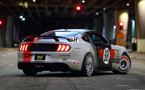 Magnaflow 19179 - Axle Back, SS, 2.5in, Competition, Dual Split Polish 4.5in Tip 2015 Ford Mustang Ecoboost