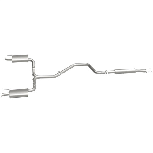 Magnaflow 19023 - Cat-Back SS 2.25/2.5in Dual Split Rear Exit Polished 3in Tip 2015 Chev Impala 3.6L V6