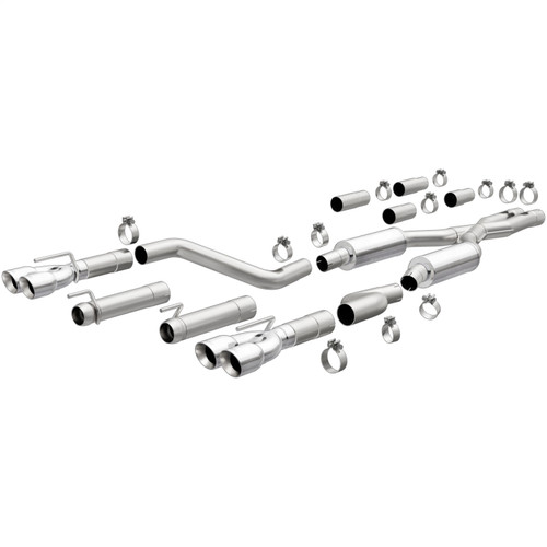 Magnaflow 19367 - 2017+ Dodge Challenger 409 SS Polished 3in Quad Tips Cat-Back Exhaust