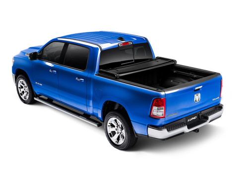 Lund 958165 - Genesis Elite Tri-Fold Truck Bed Tonneau Cover - 2019-2024 Ram 1500; Fits 5.5 Ft. Bed w/o RamBox