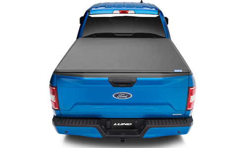 Lund 958115 - Genesis Elite Tri-Fold Truck Bed Tonneau Cover - 2021-2024 Ford F-150; Fits 6.5 Ft. Bed