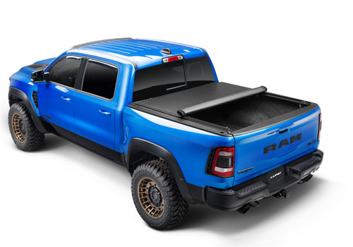 Lund 960165 - Genesis Roll Up Truck Bed Tonneau Cover - 2019-2024 Ram 1500; Fits 5.5 Ft. Bed w/o RamBox, w/o Multifunction Tailgate