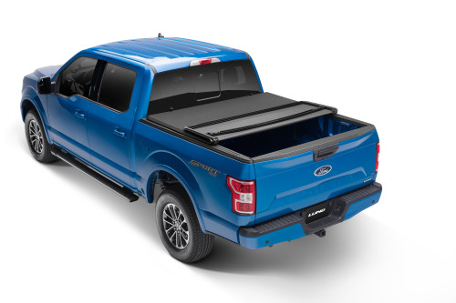 Lund 95873 - 04-14 Ford F-150 (6.5ft. Bed) Genesis Elite Tri-Fold Tonneau Cover - Black