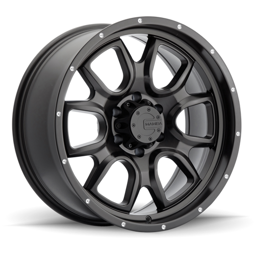 Mamba M192950195 - M19 20x9 5x150 ET19 Matte Black w/ Drill Holes