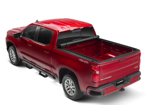 Lund 96082 - Genesis Roll Up Truck Bed Tonneau Cover - 2016-2024 Nissan Titan; Fits 5.5 Ft. Bed w/ or w/o Utili-Track