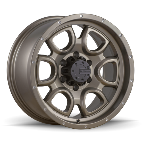 Mamba M197973N128 - M19 17x9 5x127 ET-12 Bronze w/ Drill Holes