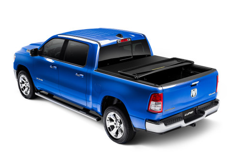 Lund 95867 - Genesis Elite Tri-Fold Tonneau for 2002-2008 Dodge Ram 1500; Fits 8.0 Ft. Bed
