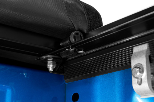 Lund 96060 - Genesis Roll Up Truck Bed Tonneau Cover for 2004-2015 Nissan Titan, With or Without Utility Track; Fits 6.6 Ft. Bed