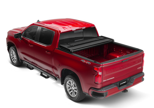 Lund 969157 - Hard Fold Truck Bed Tonneau Cover for 2007-2013 Silverado and Sierra 1500; 2007-2014 Silverado and Sierra 2500 HD, 3500 HD; Fits 8 Ft. Bed