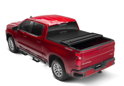 Lund 969262 - Hard Fold Truck Bed Tonneau Cover for 2002-2008 Dodge Ram 1500 w/o Rambox; Fits 6.4 Ft. Bed