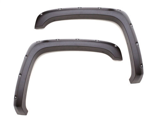 Lund RX105S - 15-17 GMC Sierra 2500 RX-Rivet Style Smooth Elite Series Fender Flares - Black (4 Pc.)