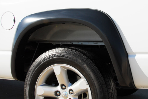Lund EX203SB - Elite Series Black Extra Wide Style Smooth Finish Rear Fender Flares for 2002-2008 Dodge Ram 1500; 2003-2009 Ram 2500, 3500 (Excludes Dually)