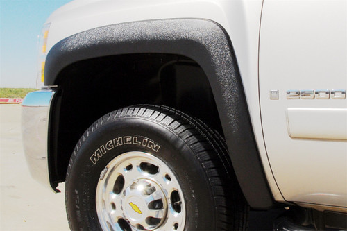 Lund SX106SA - 07-13 Chevy Silverado 1500 SX-Sport Style Smooth Elite Series Fender Flares - Black (2 Pc.)