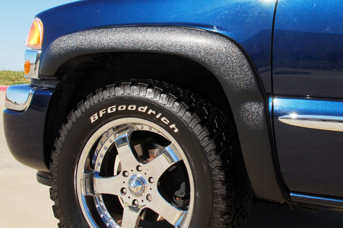 Lund SX111-2T - 16-17 Chevy Silverado 1500 SX-Sport Style Textured Elite Series Fender Flares - Black (4 Pc.)