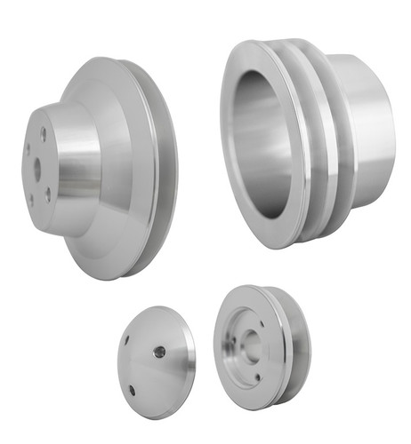 March Performance 7015 - Big Block Chevy V-Belt Crankshaft Pulley - 2V - LWP