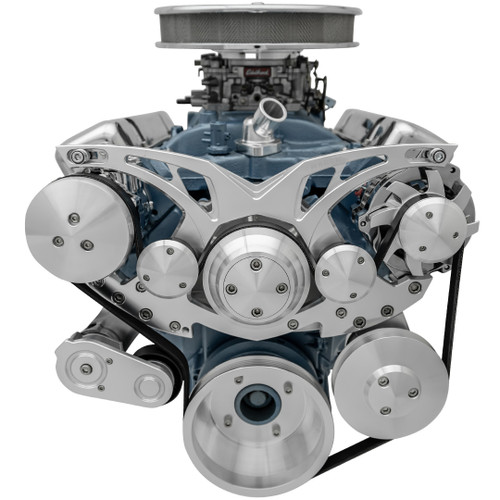 March Performance 13135 - Pontiac All Inclusive Style Track Serpentine System - AC & PS