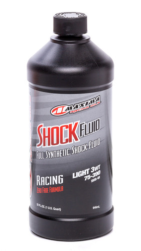 Maxima Racing Oils 50-57901S - 3w Racing Shock Oil 32oz Bottle