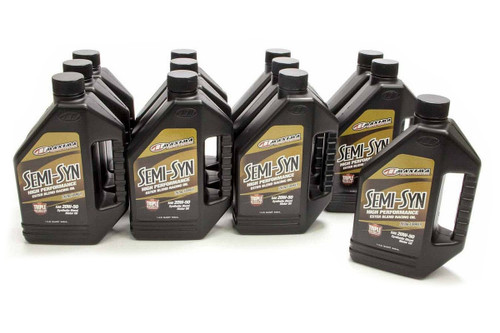 Maxima Racing Oils 39-35901B - 20w50 Semi-Syn Oil Case 12x1 Quart