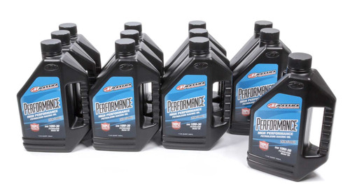 Maxima Racing Oils 39-33901 - 10W30 Petroleum Oil Case 12x1 Quart Performance
