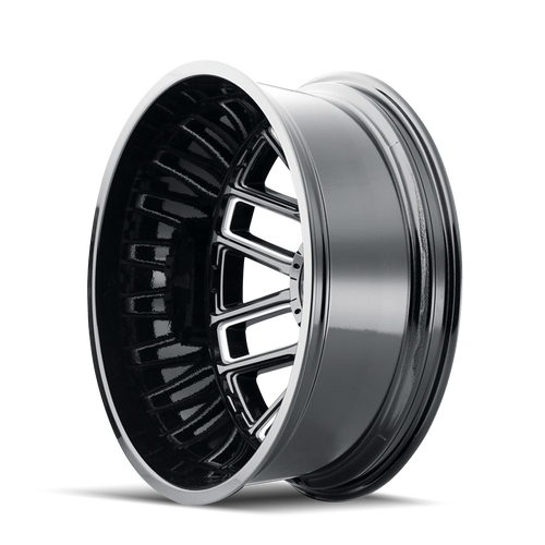 Mayhem 8107D-2877BR192 - 8107D Cogent Dually 20x8.25 / 8x200 BP / -192mm Offset / 142mm Hub Gloss Black Wheel