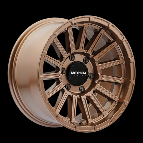 Mayhem 8309-7973MZ - 8309 Granite 17x9 / 5x127 BP / 0mm Offset / 78.1mm Hub Matte Bronze