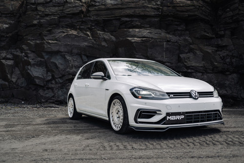 MBRP S4603304 - 2015-2019 Volkswagen Golf Armor Pro Series 3 Inch Cat Back Quad Split Rear T304 Stainless Steel Exit Exhaust