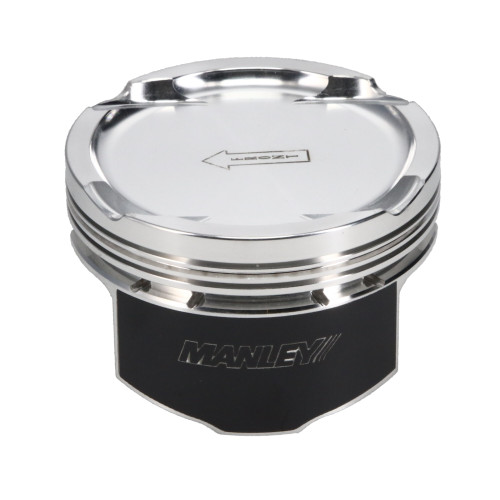 Manley 614000CE-4 - 08+ Mitsubishi Evo X (4B11T) 86mm STD Bore 9.0:1 Dish Extreme Duty Piston Set with Rings