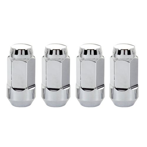 McGard 64023 - Hex Lug Nut (Cone Seat Bulge Style) M14X1.5 / 13/16 Hex / 1.945in. Length (4-Pack) - Chrome