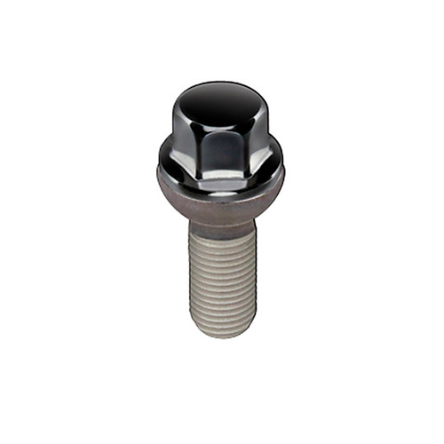 McGard 69818BK - Hex Lug Bolt (Radius Seat) M14X1.5 / 17mm Hex / 26.3mm Shank Length (Box of 50) - Black