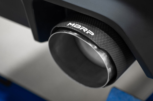 MBRP S43023CF - 2023-Up Toyota Corolla GR 1.6L Armor Pro T304 Stainless Steel 3 Inch Cat-Back Dual Split Rear with Carbon Fiber Tips