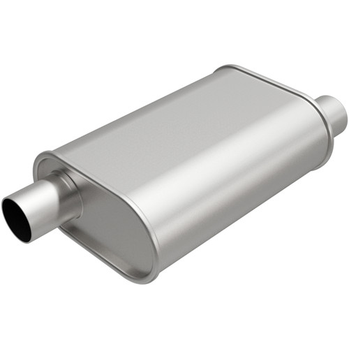 Magnaflow R27703 - Rumble Muffler 11in Body (L) 19.5in Overall (L) - 7.75in Body (W) - 2in Offset/Offset