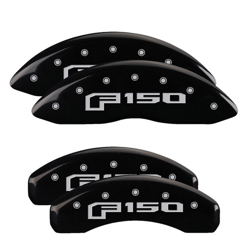 MGP 10219SF16BK - 4 Caliper Covers Engraved Front & Rear Oval Logo/Ford Black Finish Silver Char 2013 Ford F-150 MGP 10219SF16BK - 4 Caliper Covers Engraved Front & Rear Oval Logo/Ford Black Finish Silver Char 2013 Ford F-150