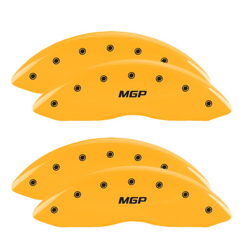MGP 12203SMGPYL - 4 Caliper Covers Engraved Front & Rear  Yellow Finish Black Char 2002 Dodge Viper MGP 12203SMGPYL - 4 Caliper Covers Engraved Front & Rear  Yellow Finish Black Char 2002 Dodge Viper