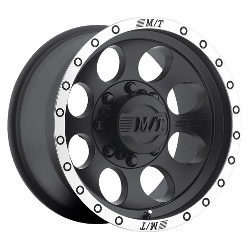 Mickey Thompson 250183 - Classic Baja Lock 17X9 with 5X5.00 Bolt Pattern 4.500 Back Space Matte Black